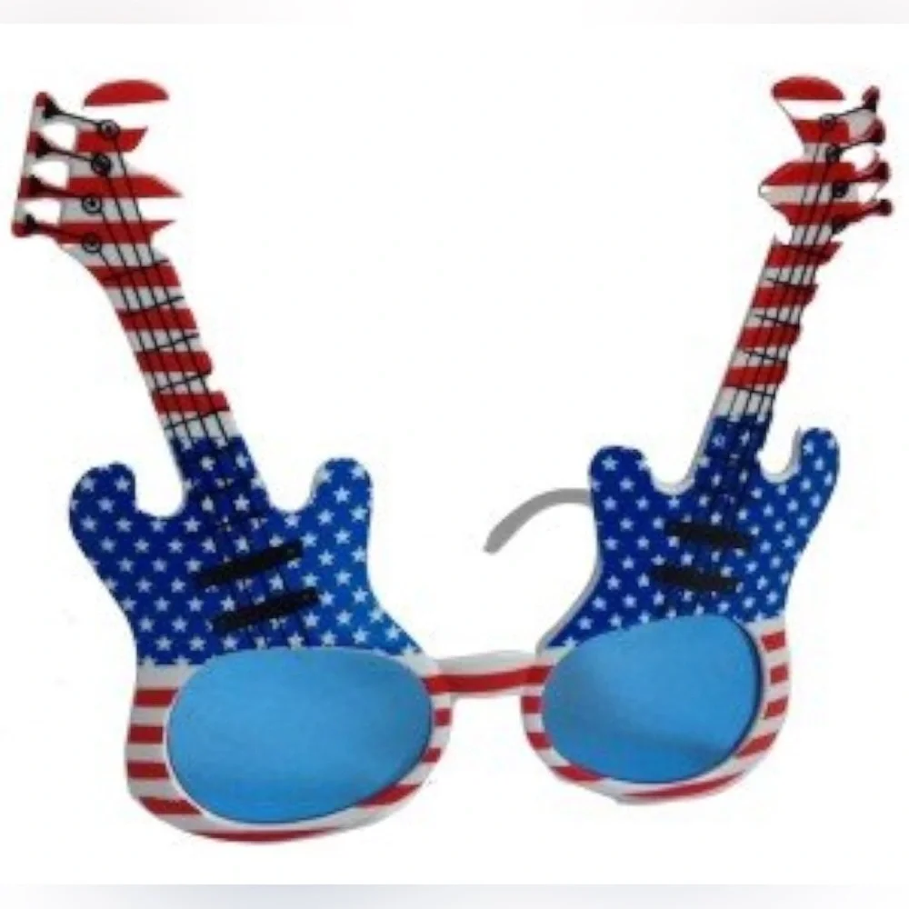 Jazzy Guitar Sunglasses Novelty Eyewear